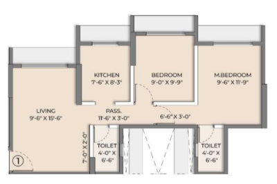 1 BHK Layout